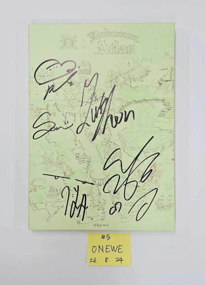 ONEWE "面 : Unknown Atlas" - Hand Autographed(Signed) Promo Album [26.08.24]