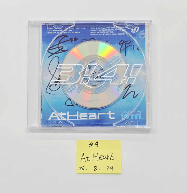 AtHeart "3!4!" - Hand Autographed(Signed) Promo Album [26.08.24]