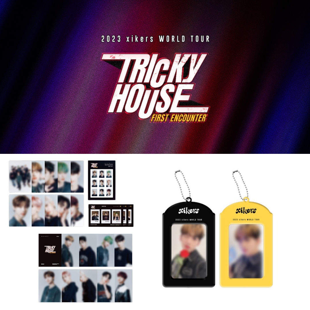 Xikers - World Tour "Tricky House" 1st Encounter Official MD (Photo Set, Photocard Pack, Postcard Book) - HALLYUSUPERSTORE