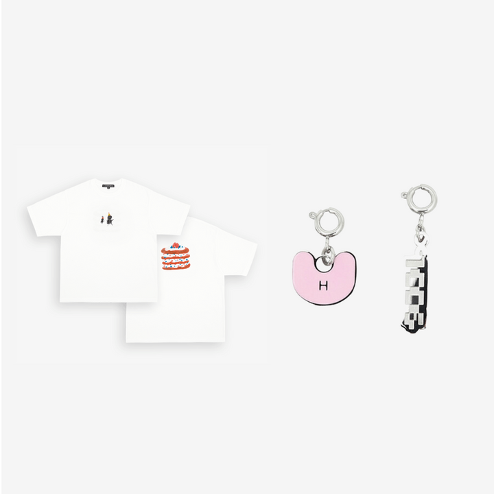 New Jeans - NJ Hanni Birthday MD (Tee, Charm Set) - HALLYUSUPERSTORE
