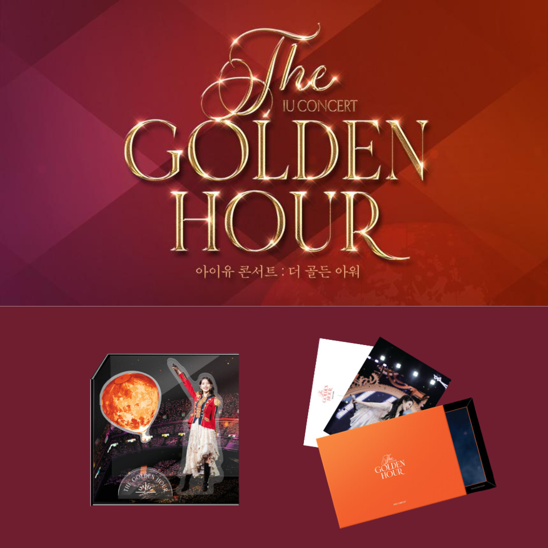 IU - IU Concert "The Golden Hour" Official MD (Acrylic Kit, Postcard Set) - HALLYUSUPERSTORE