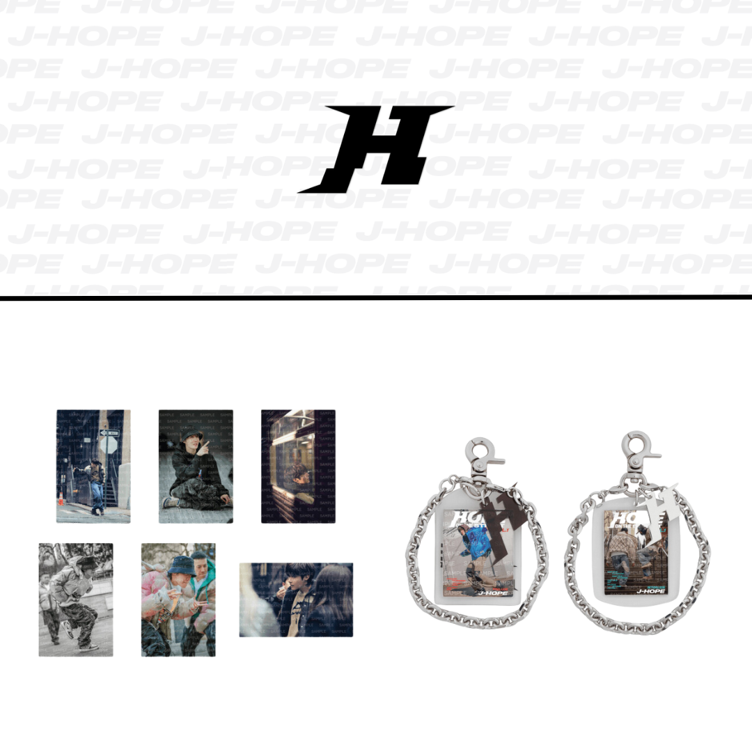 J-Hope (of BTS) - "Hope On The Street Vol.1" Official MD (Postcard Set, Keyring) - HALLYUSUPERSTORE