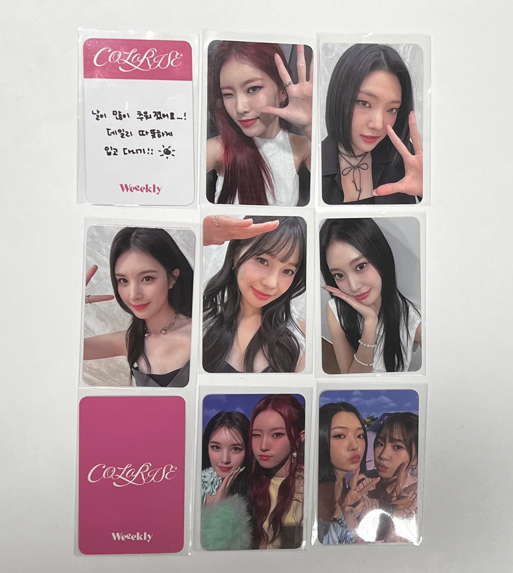 Weeekly 5th Mini "ColoRise" - Ktown4U (Coex) Lucky Draw & Drink Event Photocard [23.11.02] - HALLYUSUPERSTORE