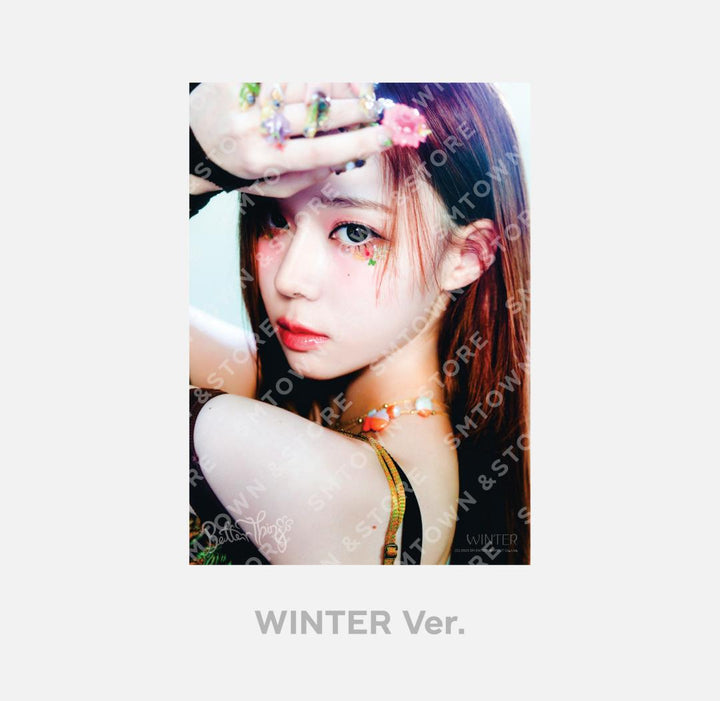 Aespa - [Better Things] Official MD (4x6 Photo Set, Postcard + Hologram Photocard Set, A4 Photo Set) - HALLYUSUPERSTORE