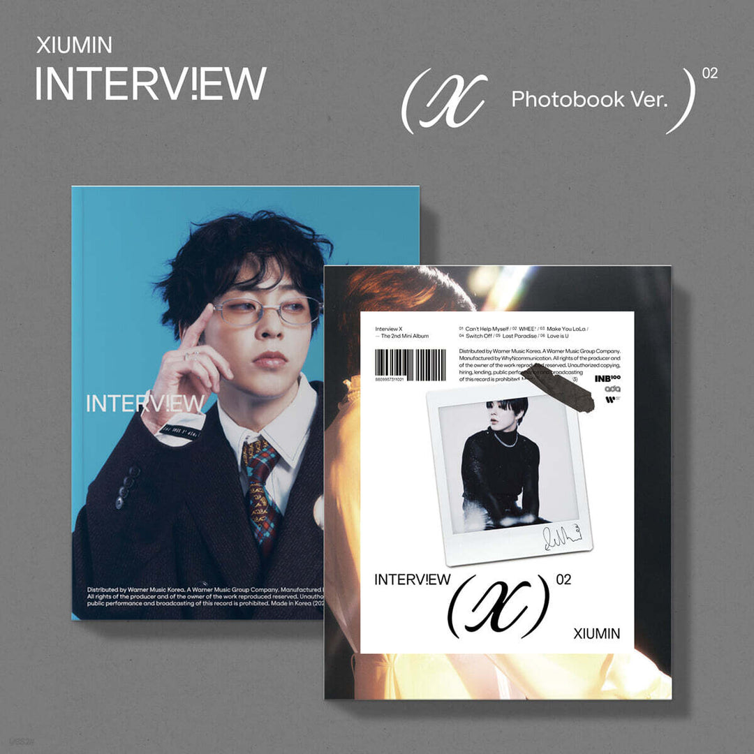 XIUMIN - "Interview X" [Photobook Ver.] (Random/Set)