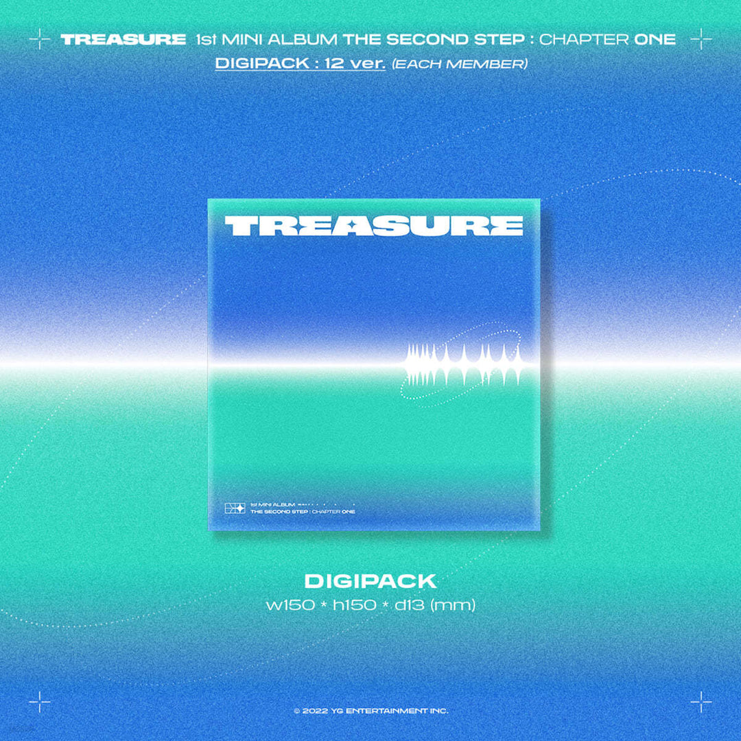 TREASURE - 1st Mini Album "THE SECOND STEP : CHAPTER ONE" [Digipack Ver.] [Choose Member(Choi Hyun Suk, Yoon Jae Hyuk, Mashiho, So Jung Hwan]
