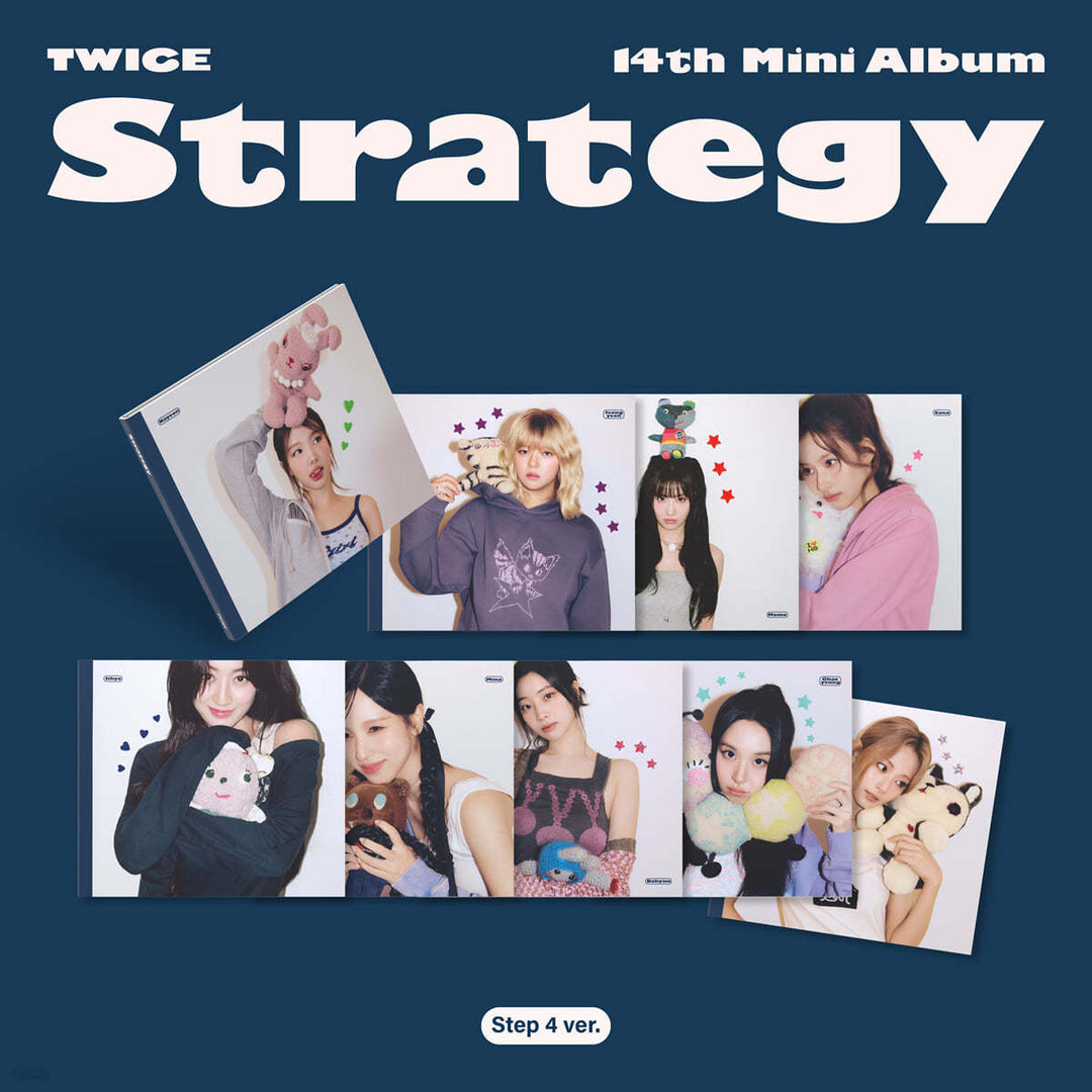 TWICE "STRATEGY" - 14th mini Album [Step 4 ver.] (Random / Set)