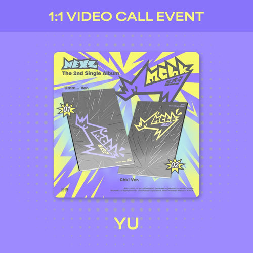 [SOLD OUT] [VIDEOCALL - YU] 2nd Single ALBUM Mmchk (Umm… Ver. / Chk! Ver.)