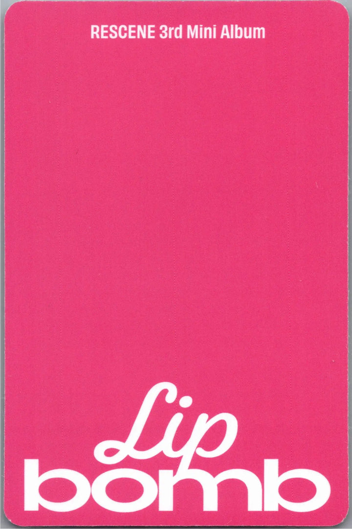RESCENE "Lip bomb" - Official Photocard (QR)(Photocard Ver.) [26.07.24]