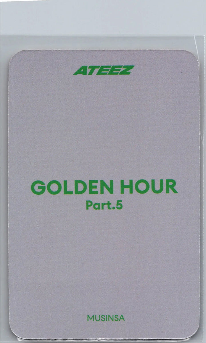ATEEZ "GOLDEN HOUR : Part.5" - Musinsa Event Photocard [26.07.06]