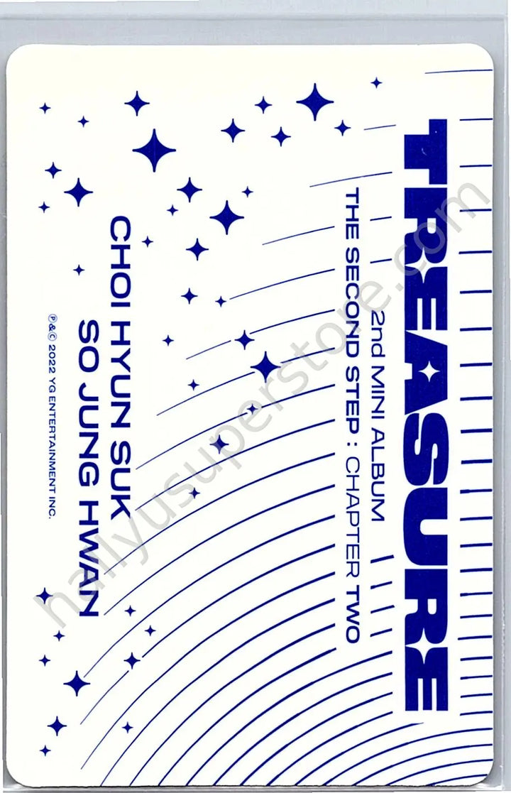 TREASURE - So Junghwan - THE SECOND STEP : CHAPTER TWO album photocard random photocard yg tag version