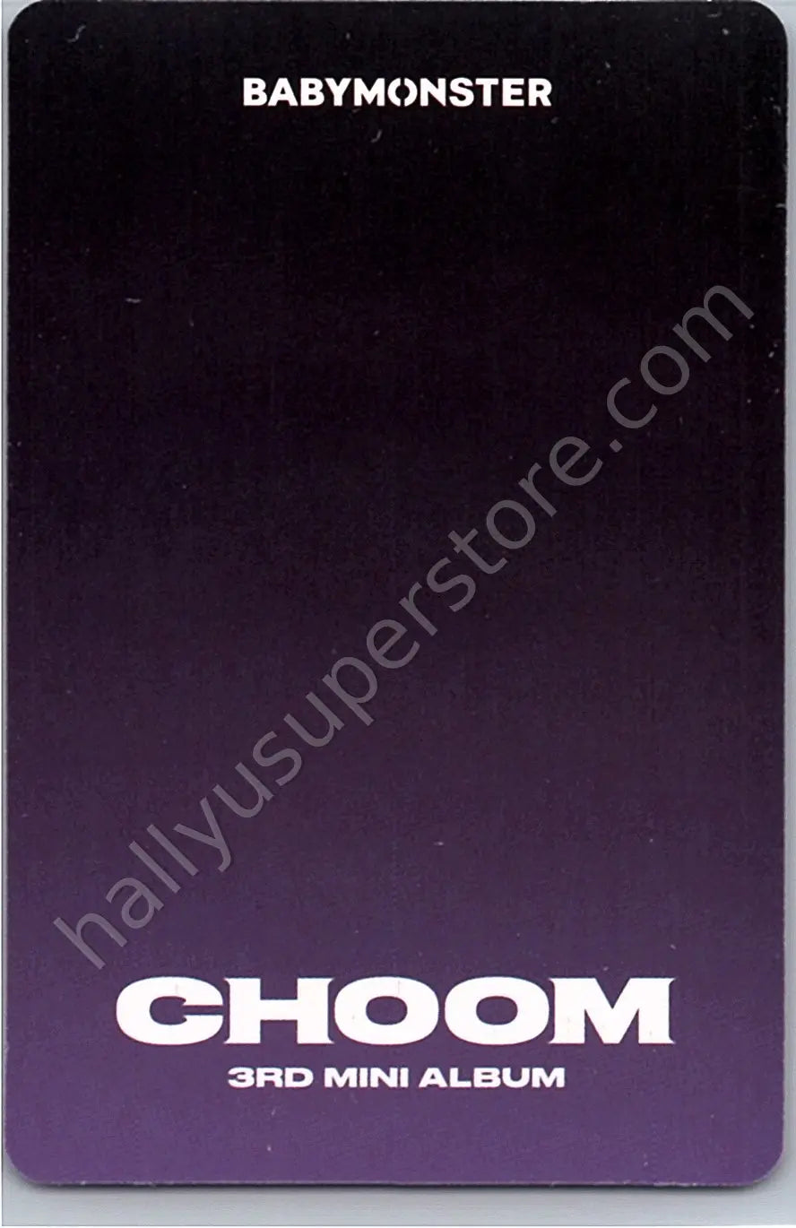 BABYMONSTER - Asa - CHOOM album photocard prism version