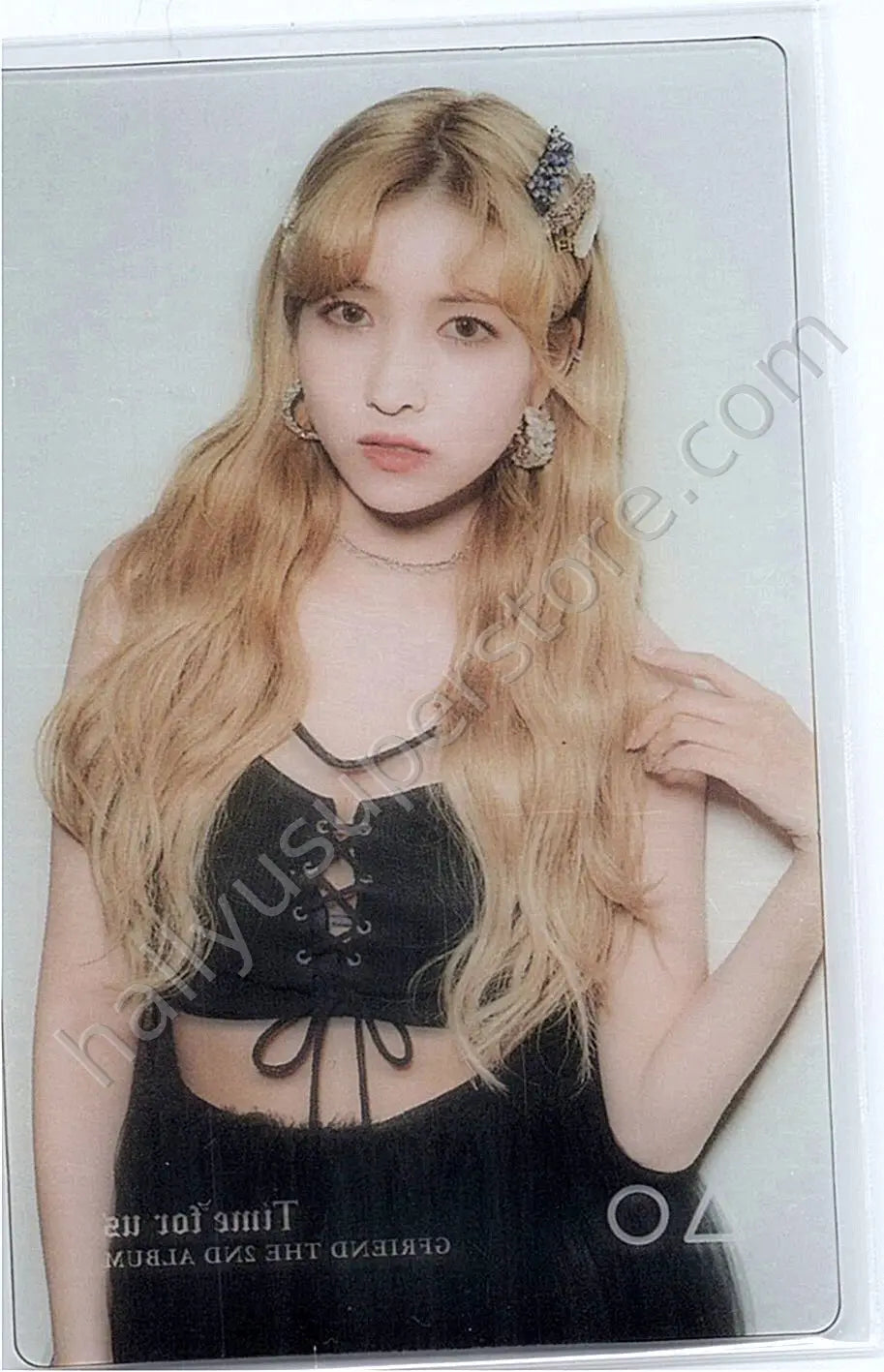 GFRIEND - Sowon - Time for us album photocard transparent