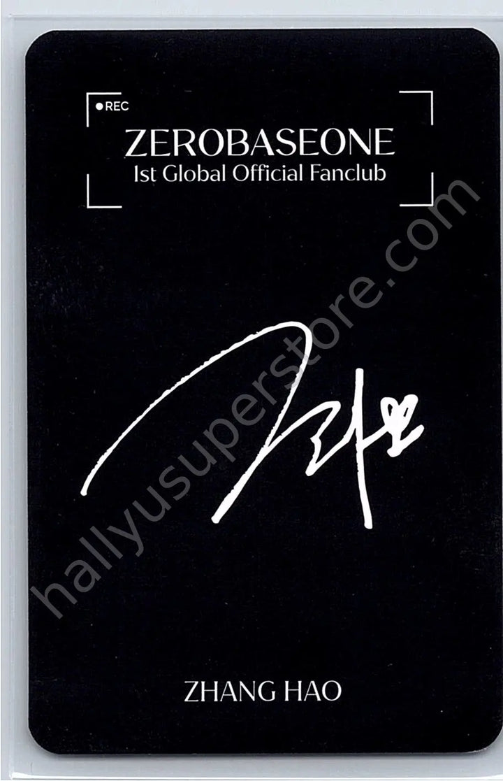 ZEROBASEONE - Hao - 1st Global Official Fanclub fanclub photocard set