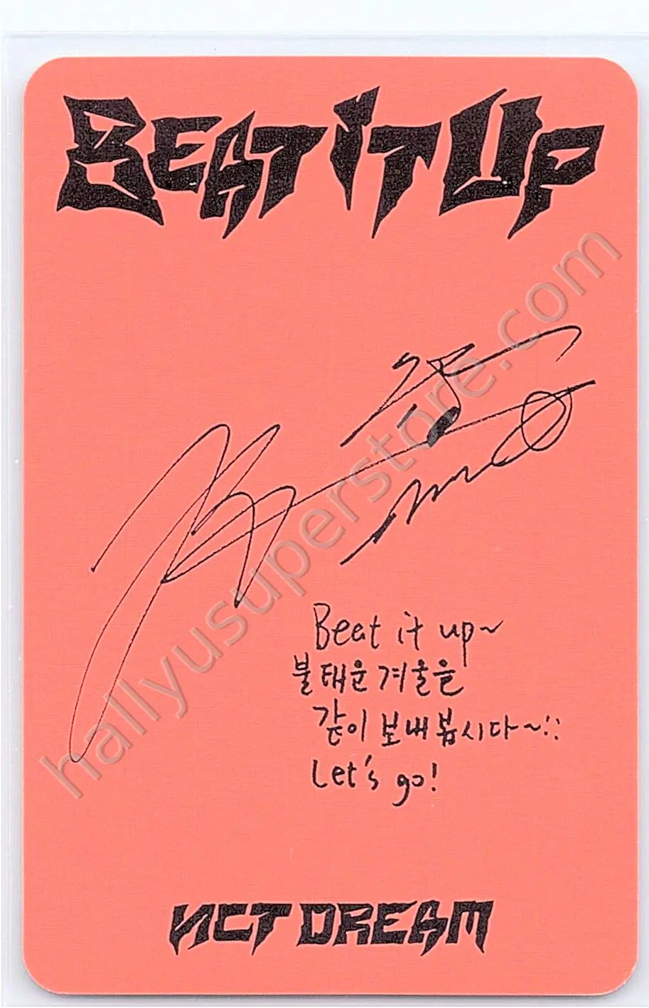 NCT DREAM - Chenle - Beat It Up album photocard beat it up version
