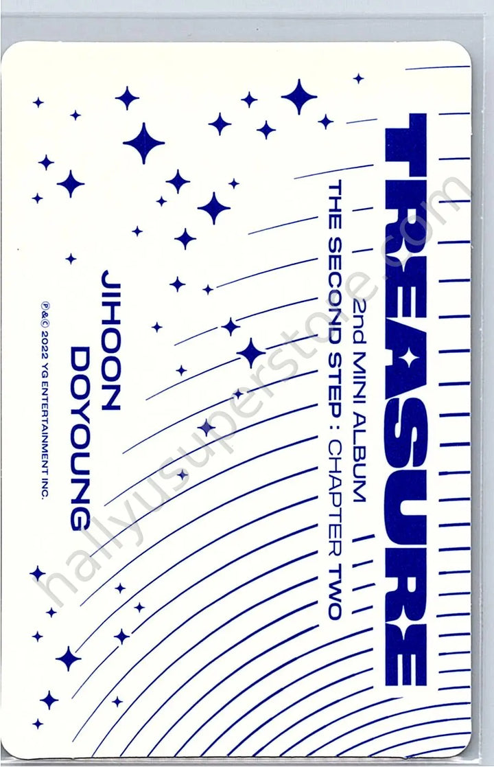 TREASURE - Doyoung - THE SECOND STEP : CHAPTER TWO album photocard first press only photobook version