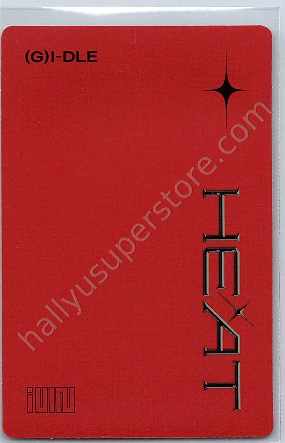 i-dle - Soyeon - HEAT album photocard digipack version english album