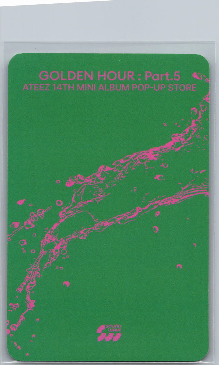 ATEEZ "GOLDEN HOUR : Part.5" - POP-UP STORE Official MD Event Photocard [26.06.26][Restocked 06/29]