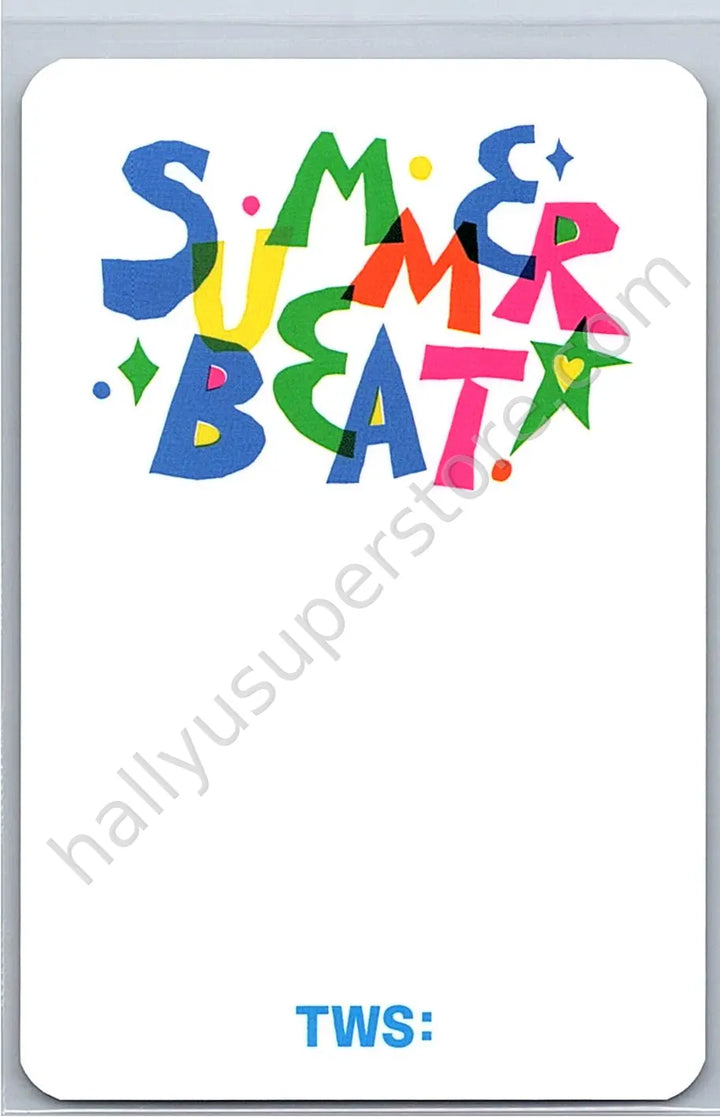 TWS - Jihoon - SUMMER BEAT! blue dream media (bdm) fansign