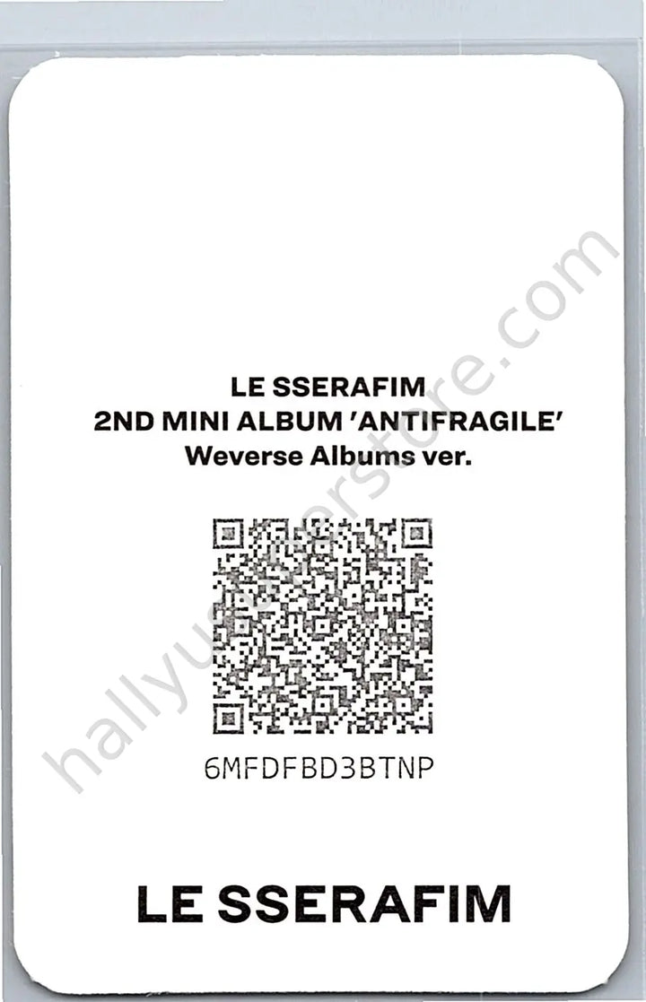 LE SSERAFIM - Huh Yunjin - ANTIFRAGILE Album weverse album version