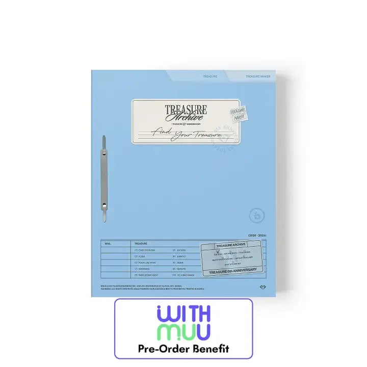 [Pre-Order] TREASURE - TREASURE ARCHIVE : TREASURE 6th ANNIVERSARY + Pre-Order Benefit