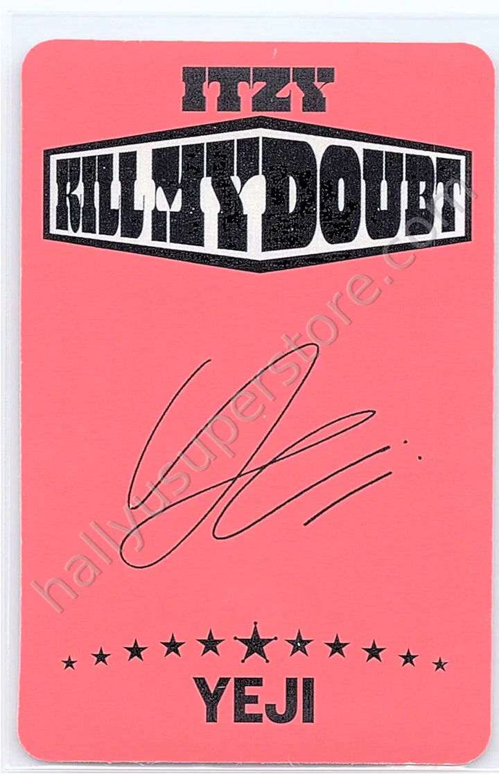 ITZY - Yeji - KILL MY DOUBT album photocard standard version