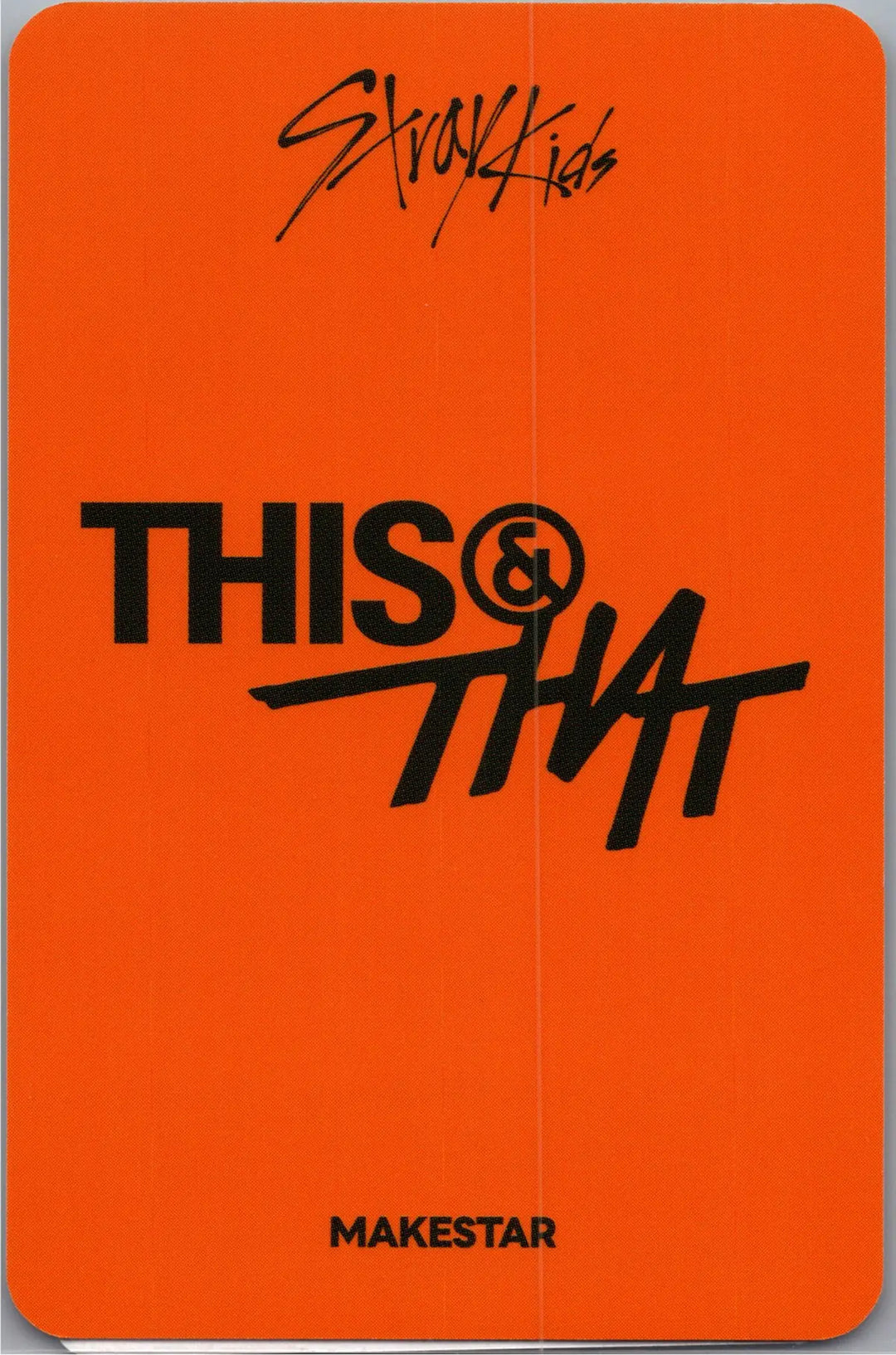 Stray Kids "THIS &amp; THAT" - Makestar Pre-Order Benefit Hologram Photocard [26.08.13]