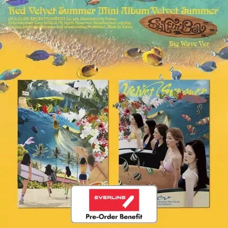 [Pre-Order] Red Velvet - Summer Mini Album [Velvet Summer] (Big Wave Ver.) + LuckyDraw Event (Choose Version)
