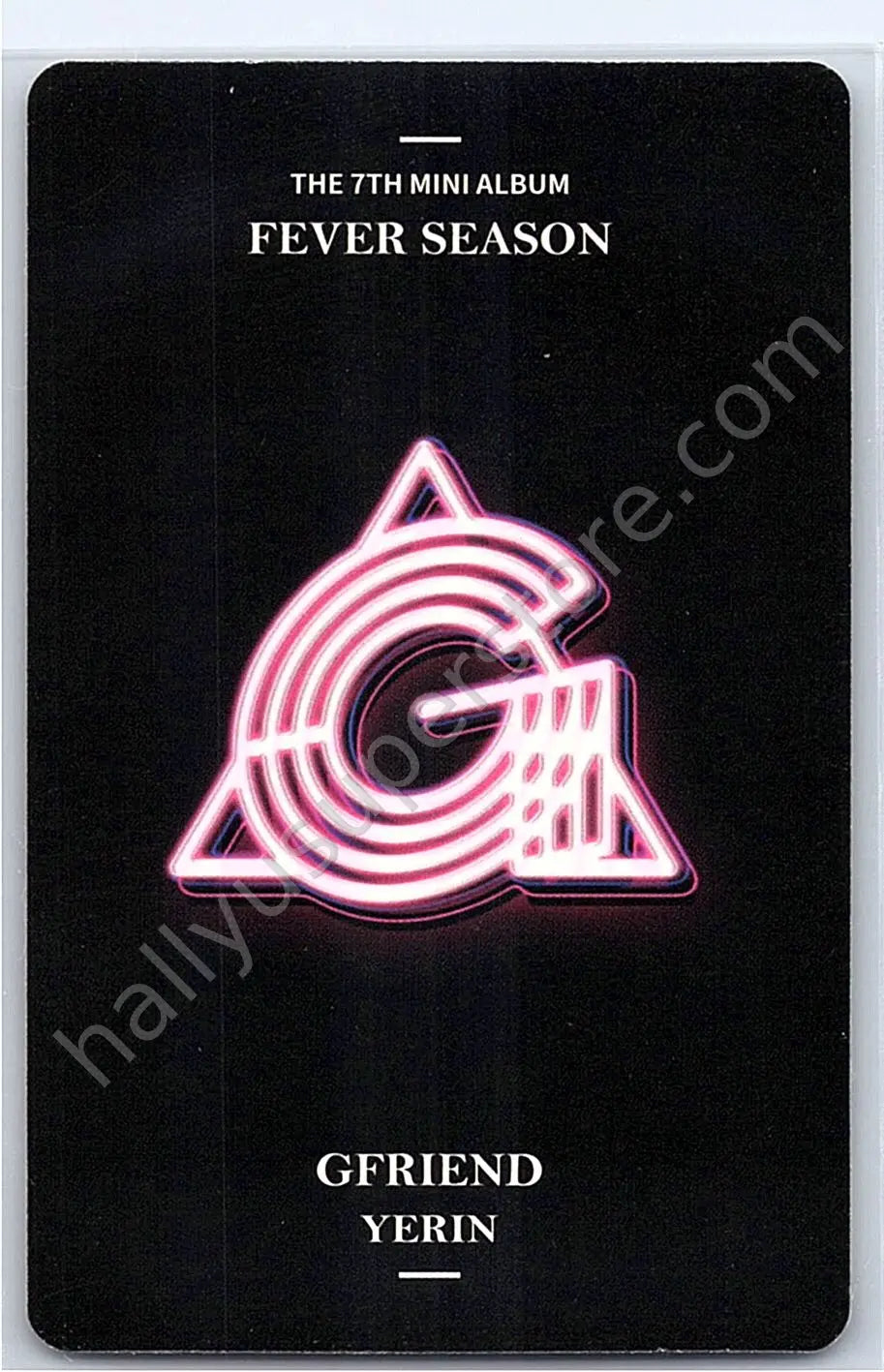 GFRIEND - Yerin - FEVER SEASON album photocard
