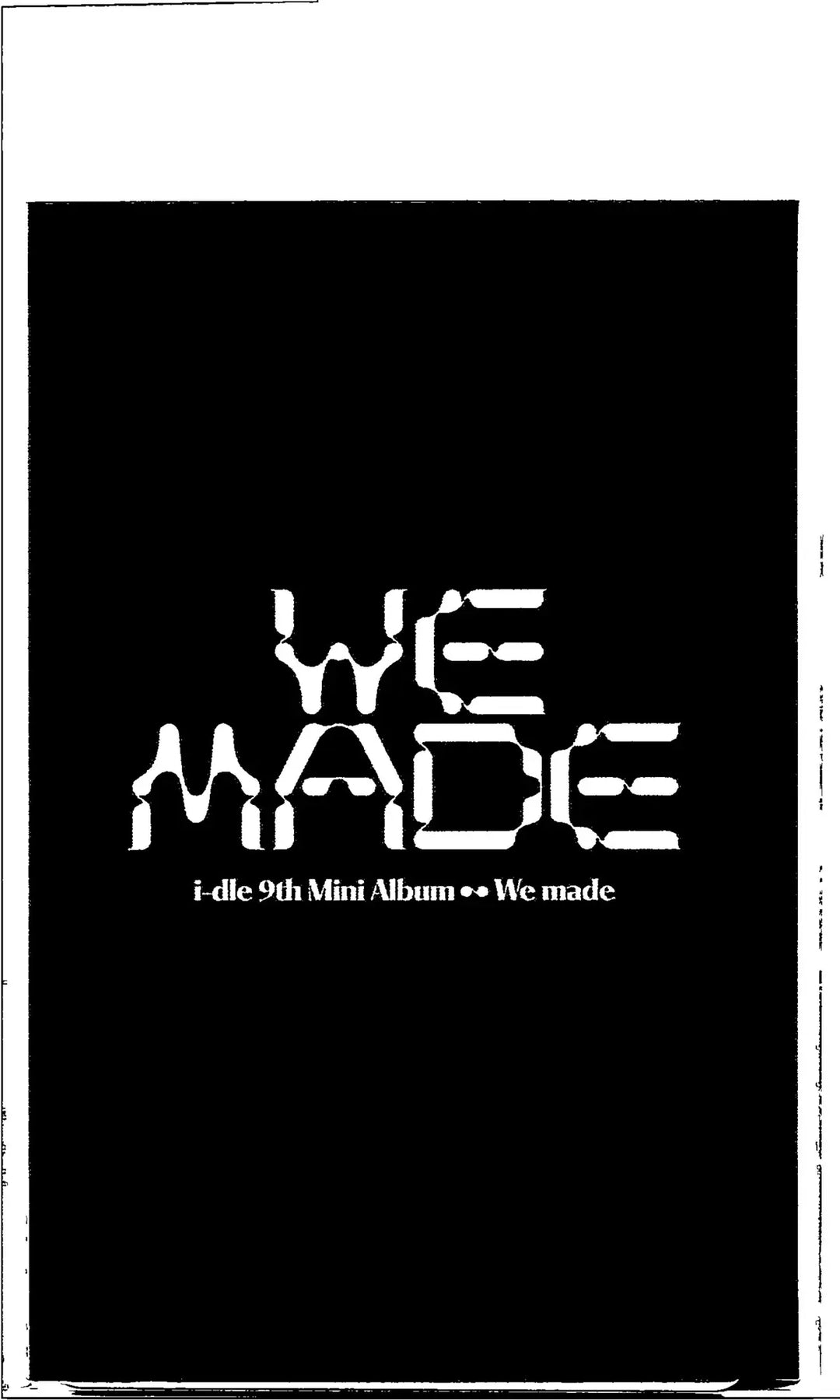I-DLE "We made" - Apple Music Drink Event Photocard, Polaroid type Photocard [26.07.09]