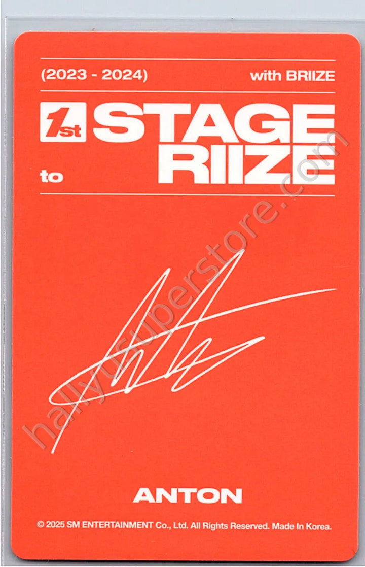 RIIZE  - Anton - 1st STAGE to RIIZE Blu-ray ver.