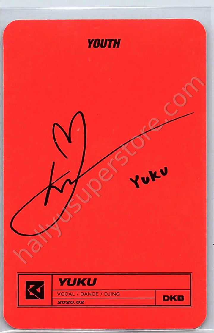 DKB - Yuku - YOUTH album photocard