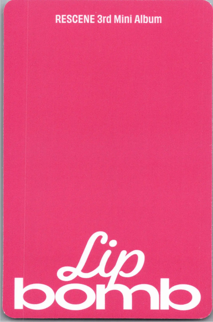 RESCENE "Lip bomb" - Official Photocard (QR)(Photocard Ver.) [26.07.24]