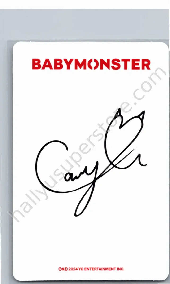 BABYMONSTER - Chiquita - BABYMONSTER - Chiquita - BABYMONS7ER Album yg tag version photocard set version 1