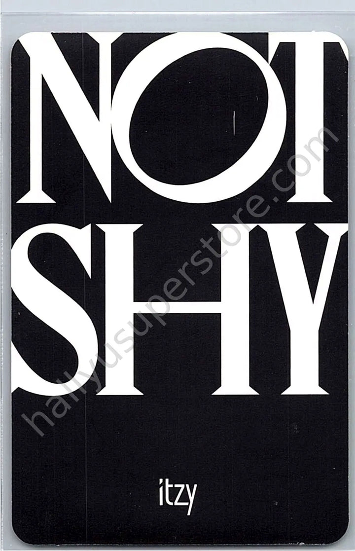ITZY - Chaeryeong - NOT SHY album photocard