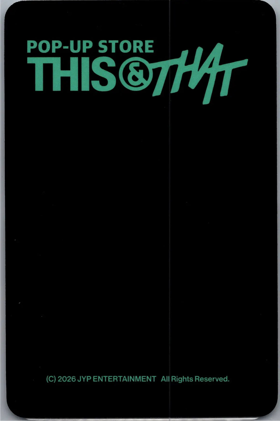 Stray Kids "THIS &amp; THAT" - POP-Store WEEK 2 MD Event Photocard [26.08.14]