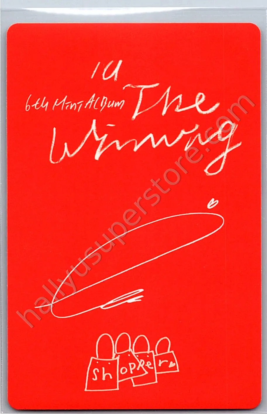IU - IU - IU - IU - The Winning Album album photocard