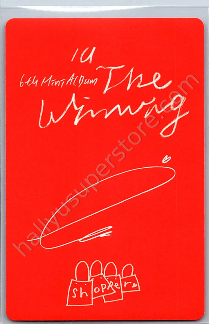 IU - IU - IU - IU - The Winning Album album photocard