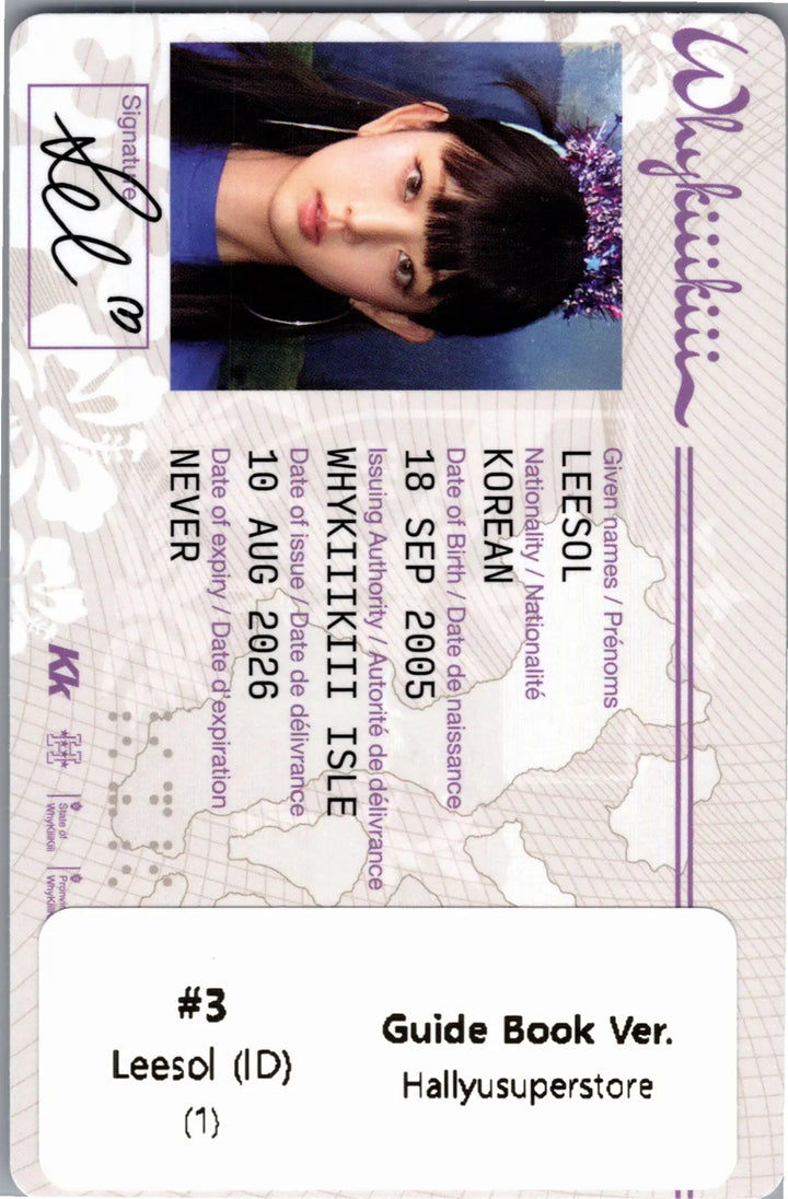 KiiiKiii "WhyKiiiKiii" - Official Photocard [26.08.18]