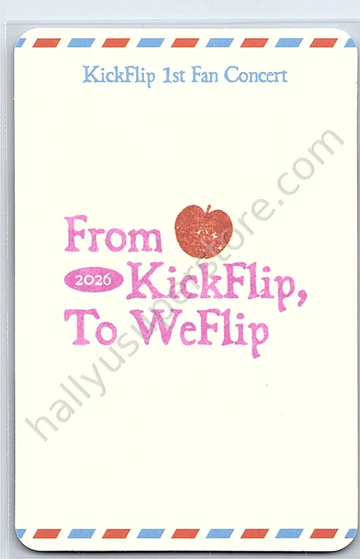 KickFlip - Minje - KickFlip - Kyehoon &amp; Minje - From KickFlip to WeFlip, 1st Fan Concert Event tour merch daegu