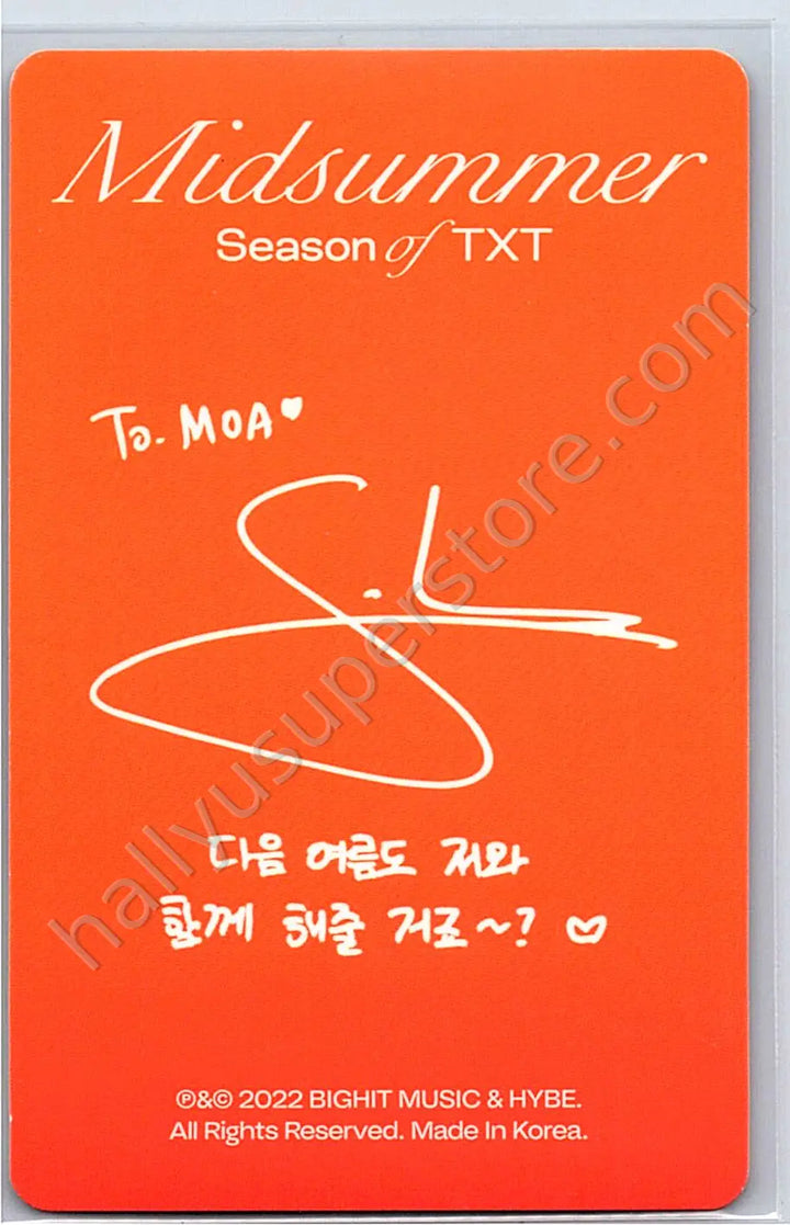 TOMORROW X TOGETHER - Soobin - Midsummer orangeade version