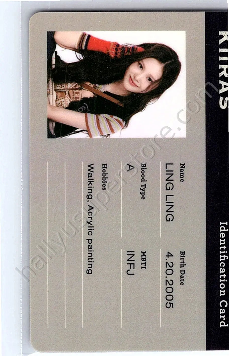 Kiiras - LingLing - kill ma bo$$ - id card