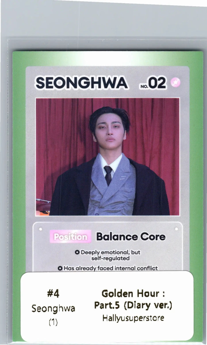 ATEEZ "GOLDEN HOUR : Part.5" - Official Photocard (Diary ver.) [26.06.26]