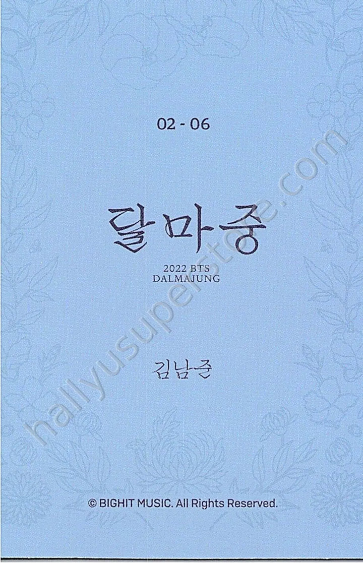 BTS - RM - Dalmajung 2022 2/6 mini photocard
