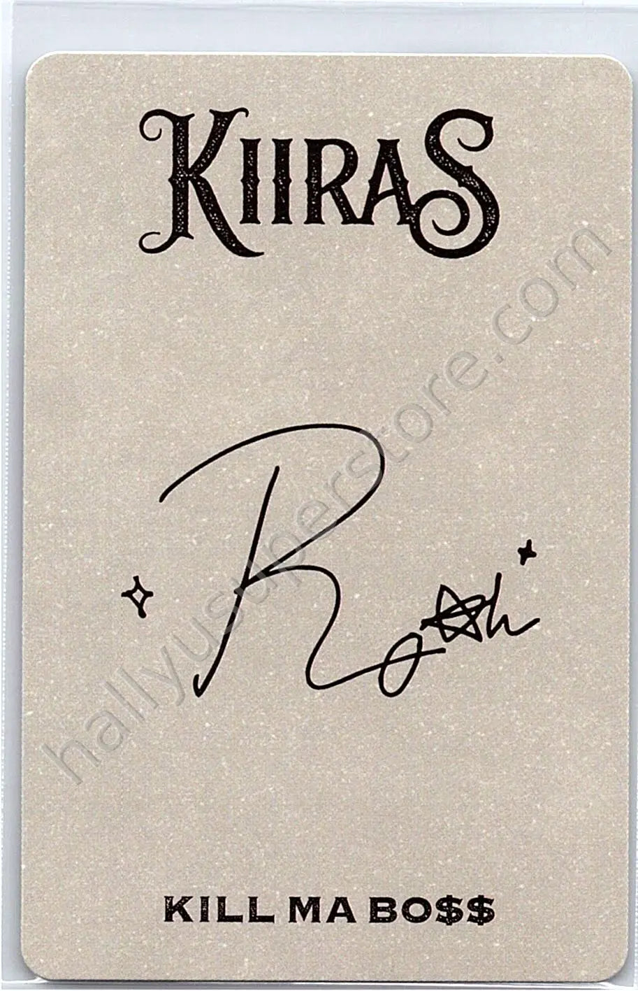 Kiiras - Roah - Kiiras - Roah - Kill Ma Bo$$ Album album photocard