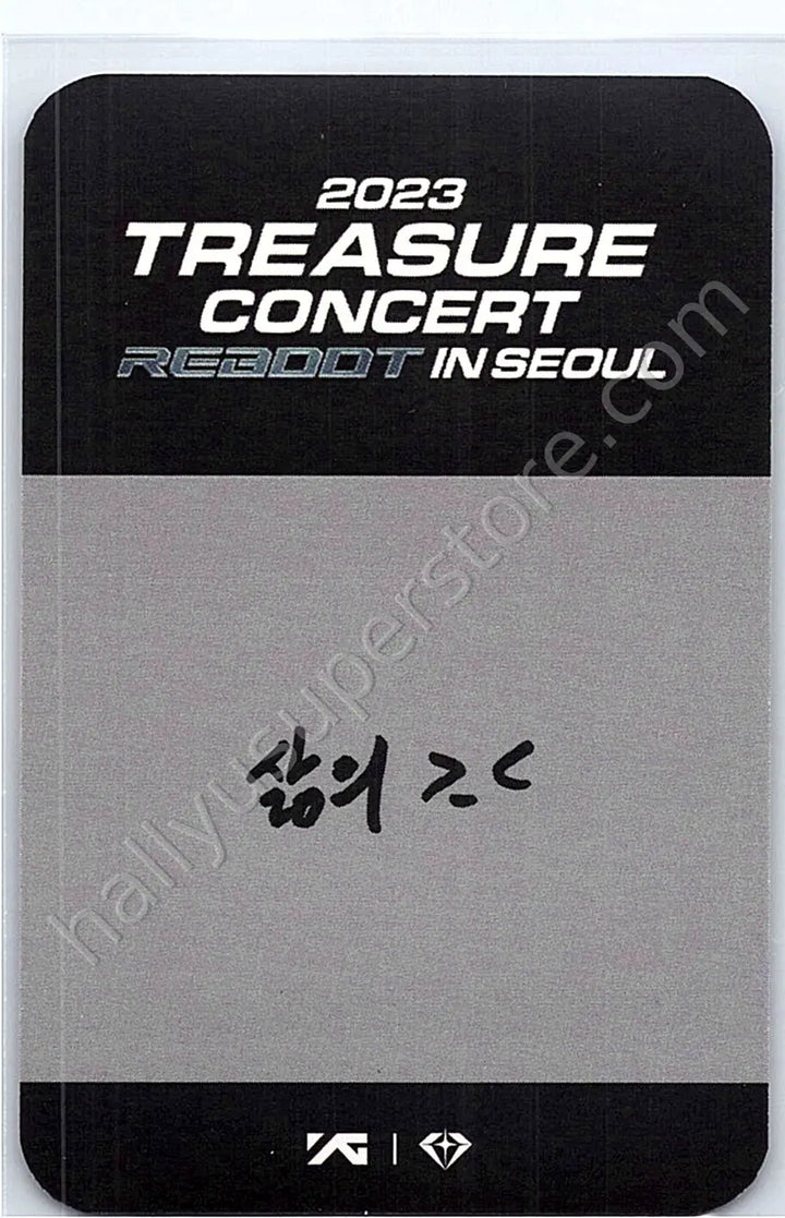 TREASURE - Jihoon - 2023 TREASURE CONCERT [REBOOT] IN SEOUL [TEU-BINGO] EVENT