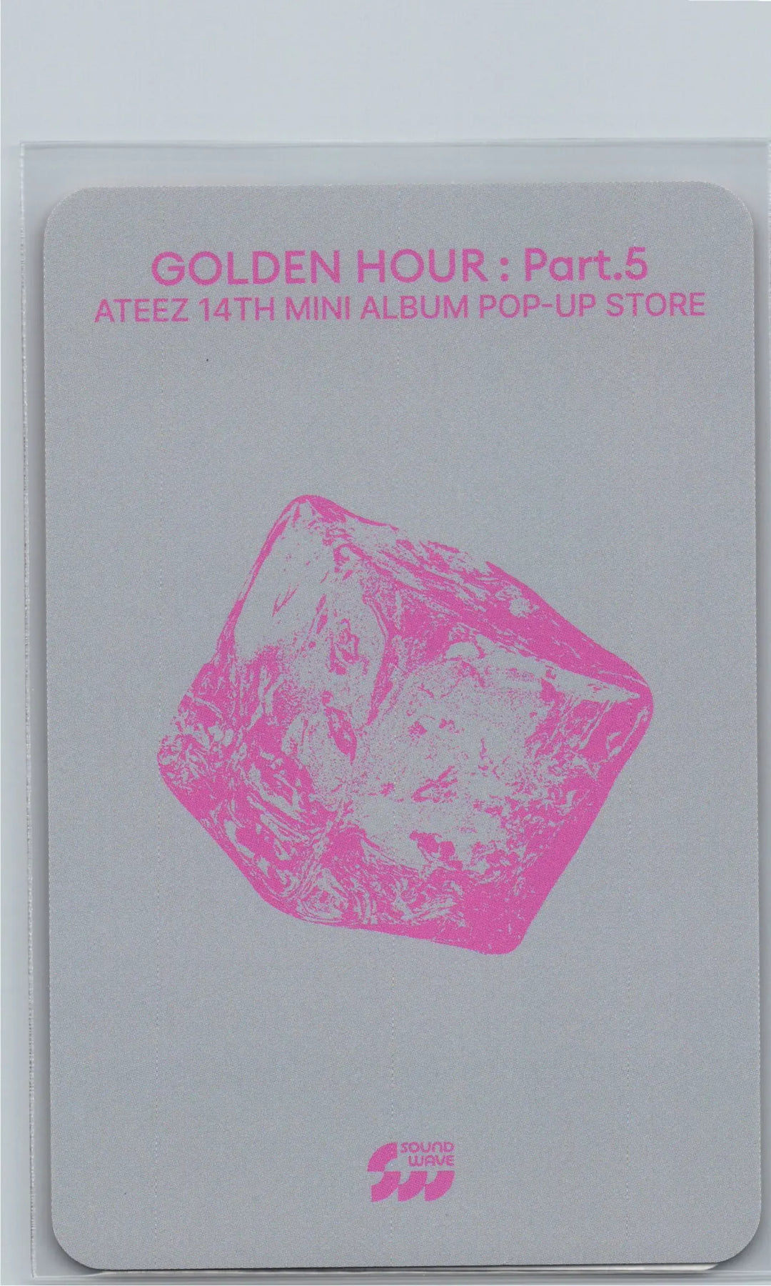 ATEEZ "GOLDEN HOUR : Part.5" - Soundwave POP-UP Lucky Draw Event Photocard, Card Sticker [26.06.26]
