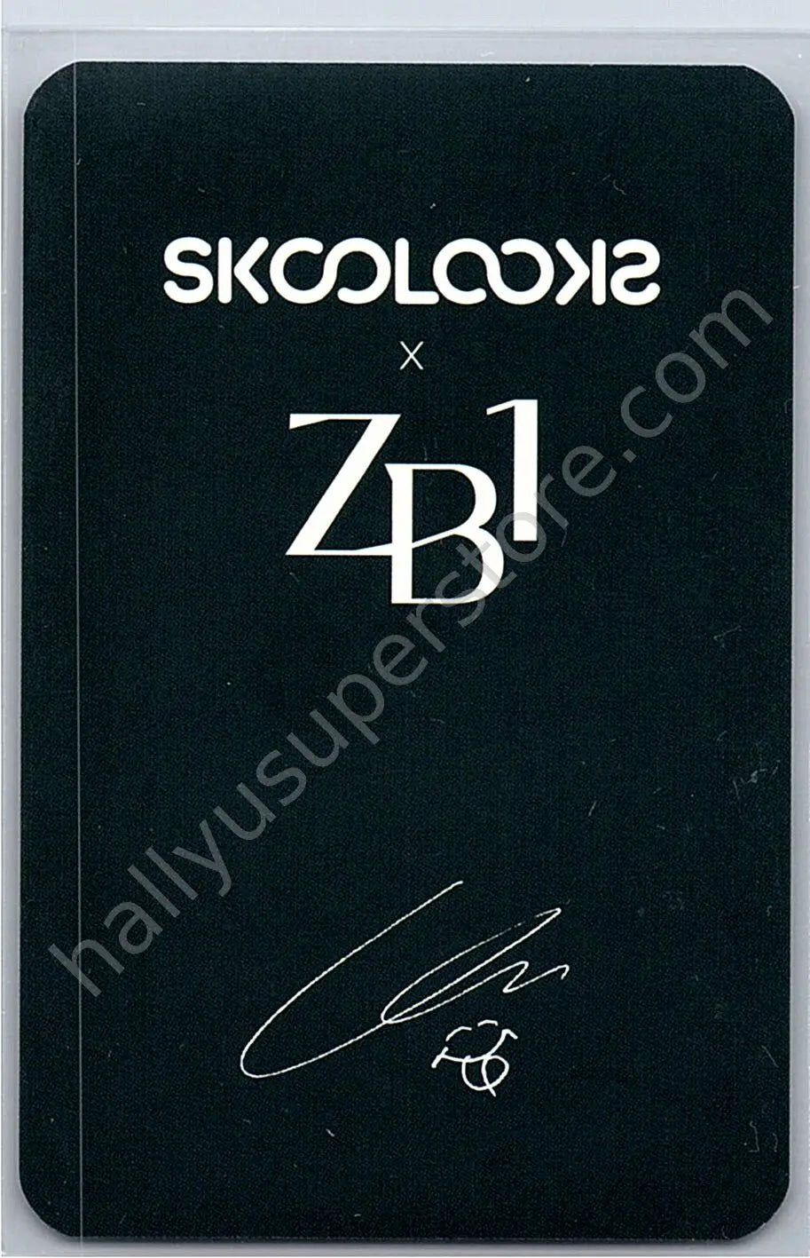 ZEROBASEONE - Jiwoong - ZB1 x Skoolooks B version brand collaboration round 1