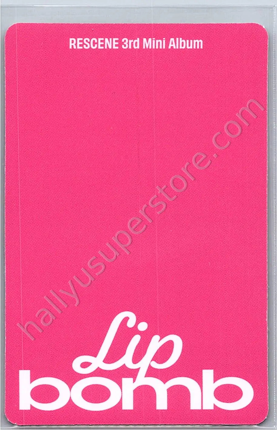 RESCENE - Zena - lip bomb album photocard balm version qr version