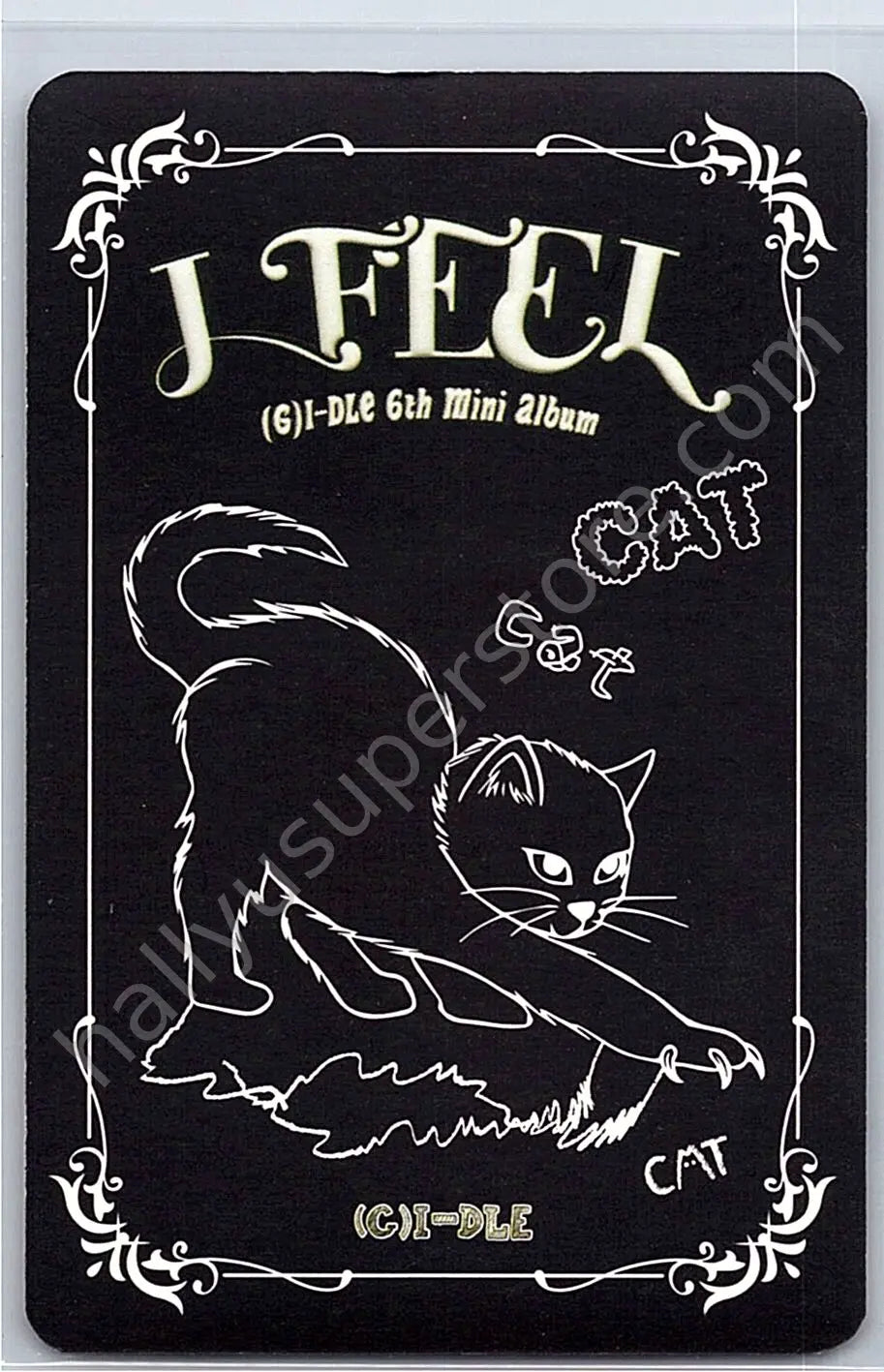i-dle - Yuqi - I Feel album photocard cat version standard version